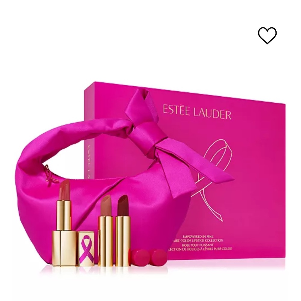 NWT Empowered In Pink Pure Color Lipstick 4-Piece Set